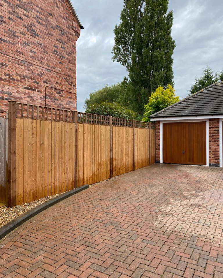 wooden fence