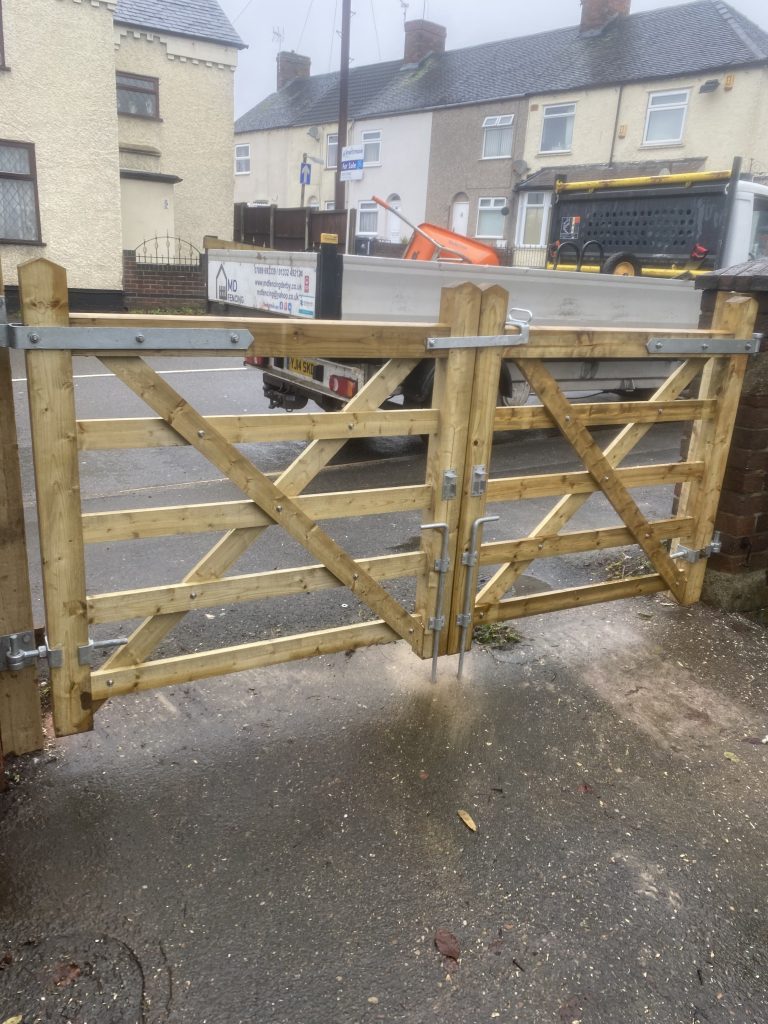 wooden gate